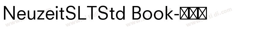 NeuzeitSLTStd Book字体转换